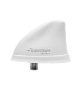 Antena VHF Shakespeare Marine Dorsal 25W 5912 Branca